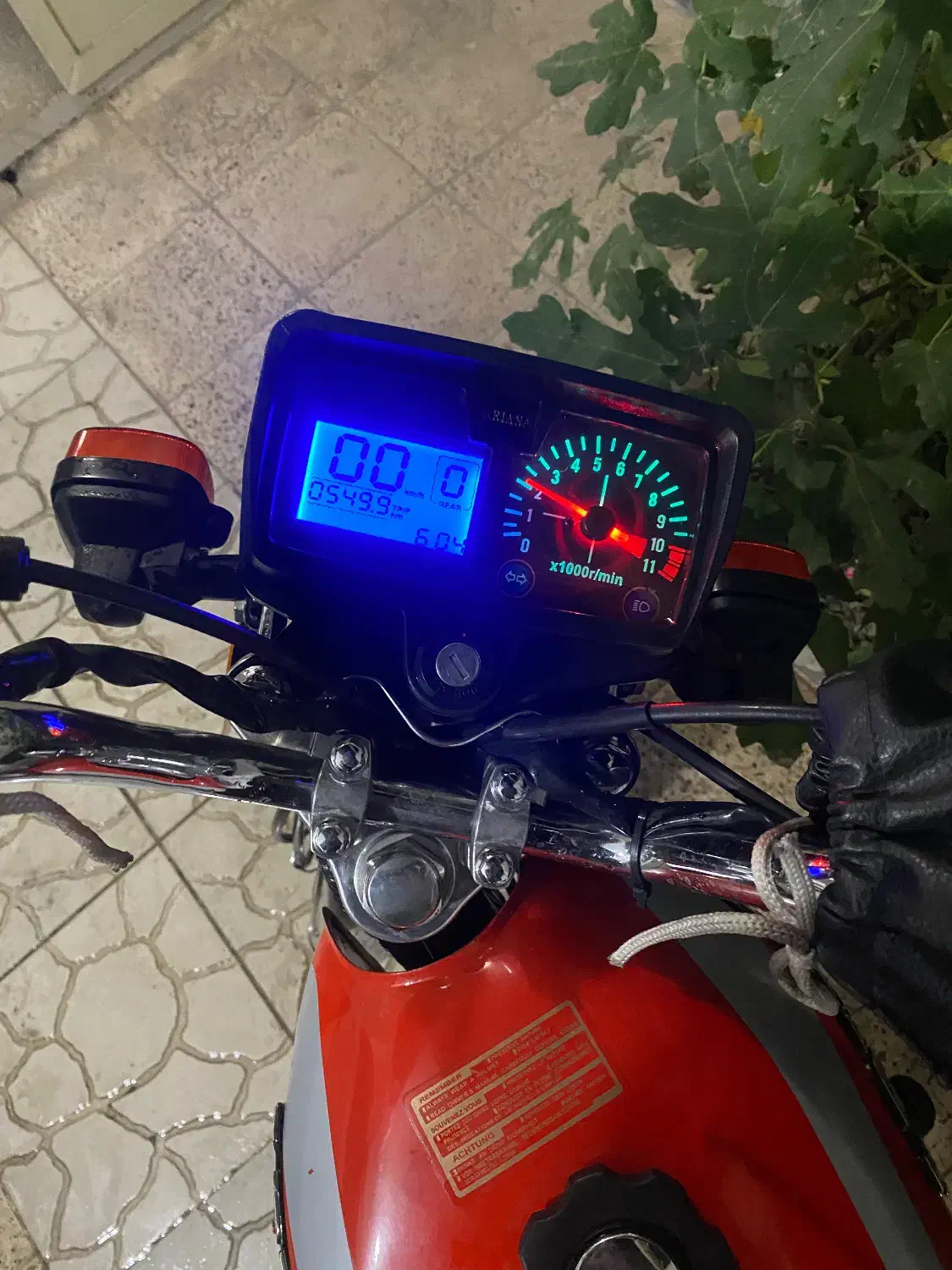 هندا ۱۲۵ آریانا|موتورسیکلت|مشهد, رده|دیوار