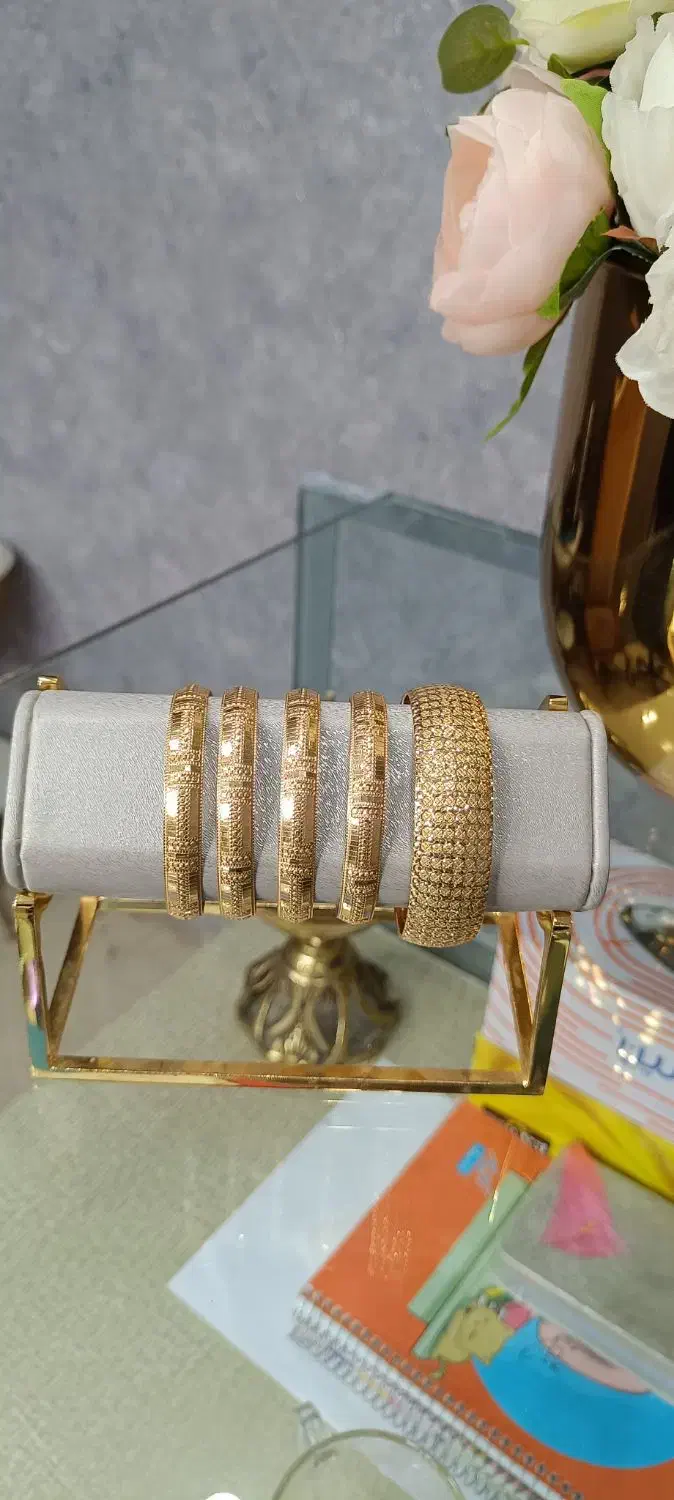 گردنبند و دستبندوانگشتر نوفقد چهار درصد|جواهرات|الشتر, |دیوار