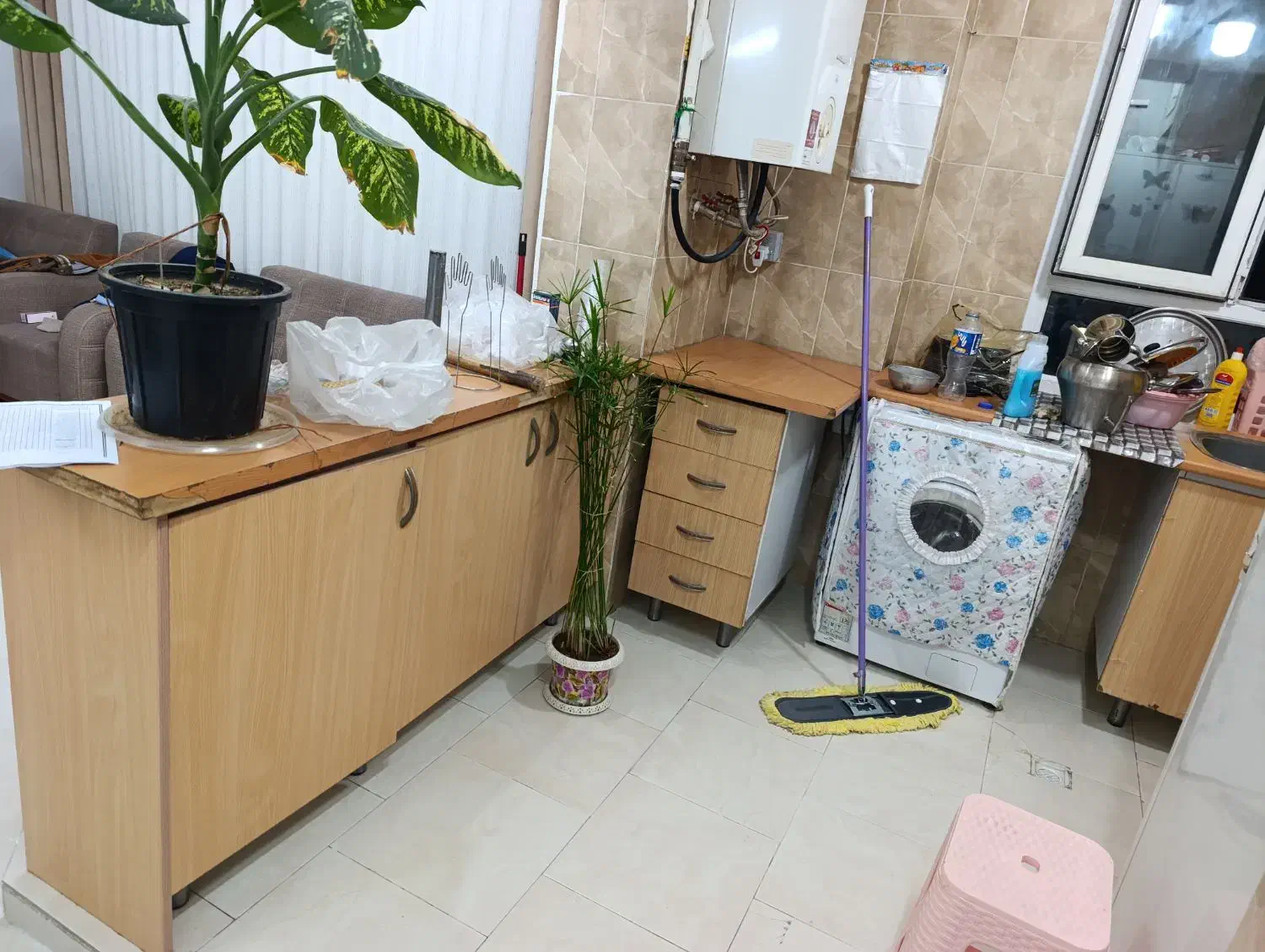 کابینت|آبچکان و نظمدهنده ظروف|مهاجران, |دیوار