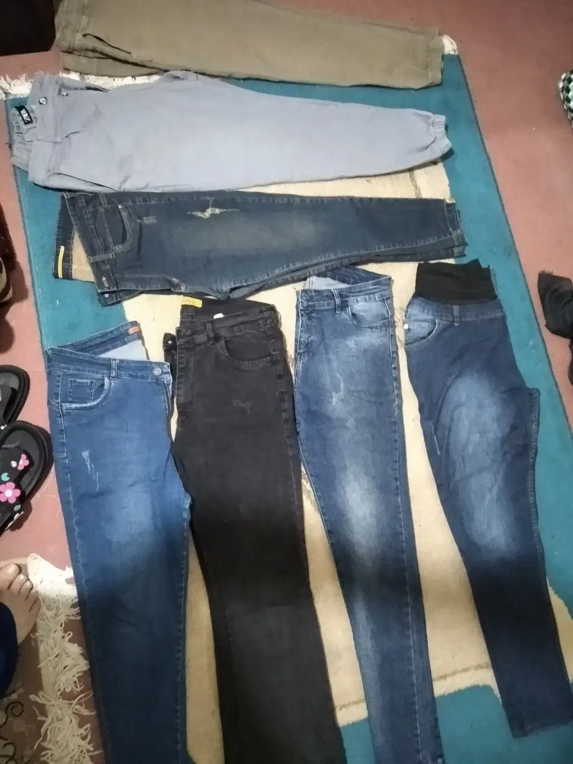 پیراهن زنانه ، شلوار جین و شال و روسری|لباس|آمل, |دیوار