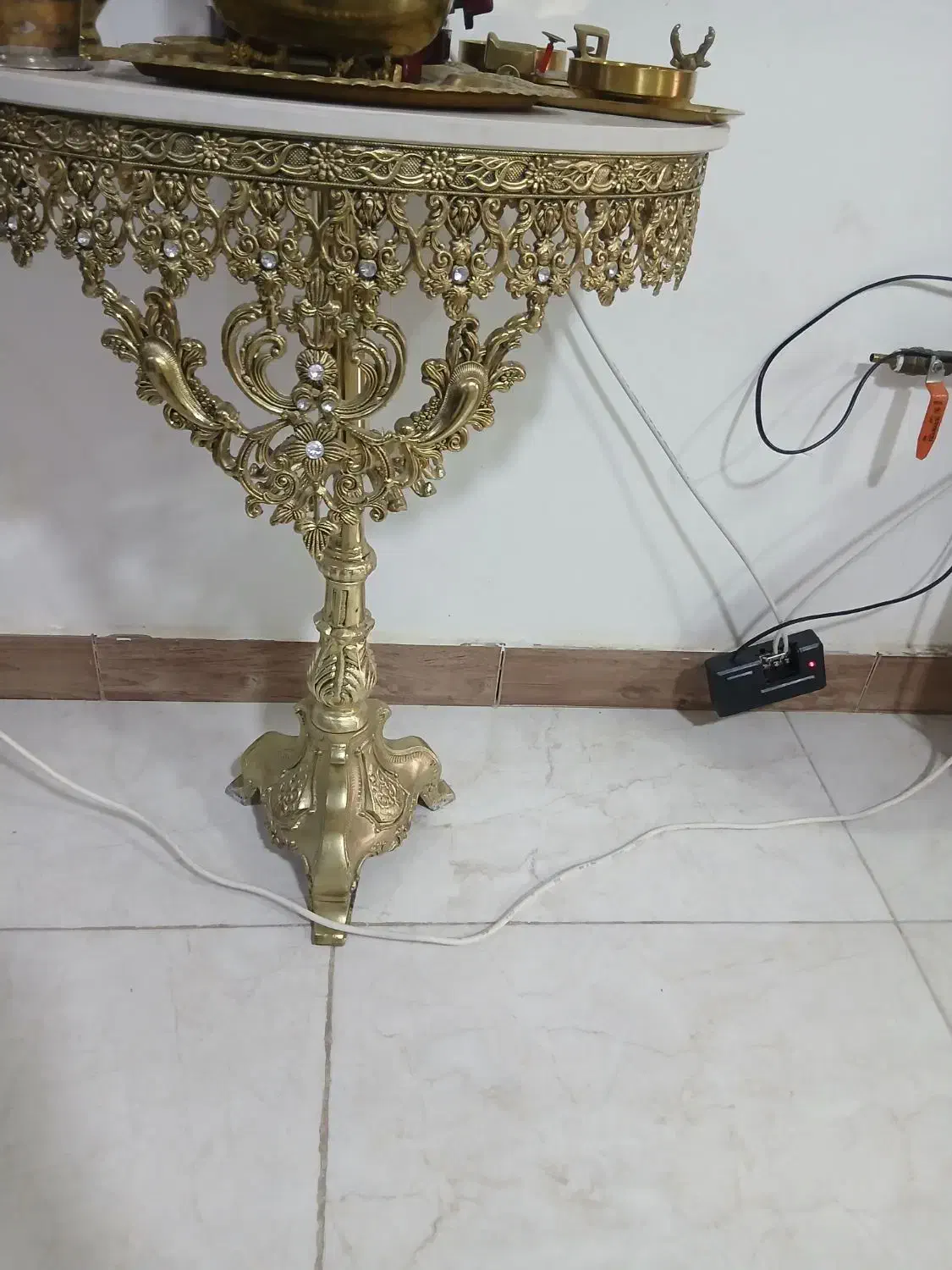 آینه کنسول و میز سنگی|بوفه، ویترین، کنسول|آبادان, |دیوار