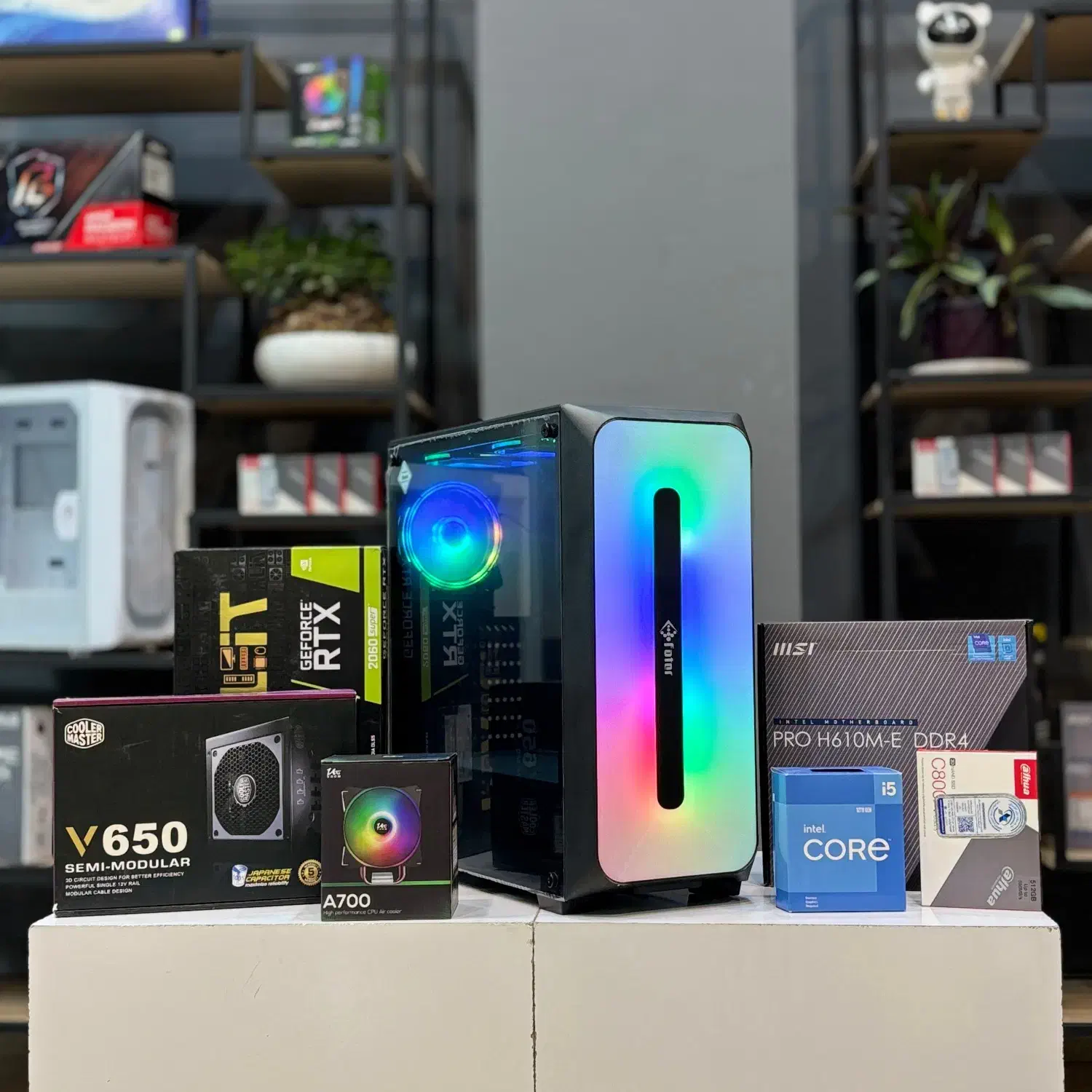 کیس گیمینگ نسل 12 با 12100F و گرافیک 6 گیگ 1660Ti|رایانه رومیزی|مشهد, عامل|دیوار