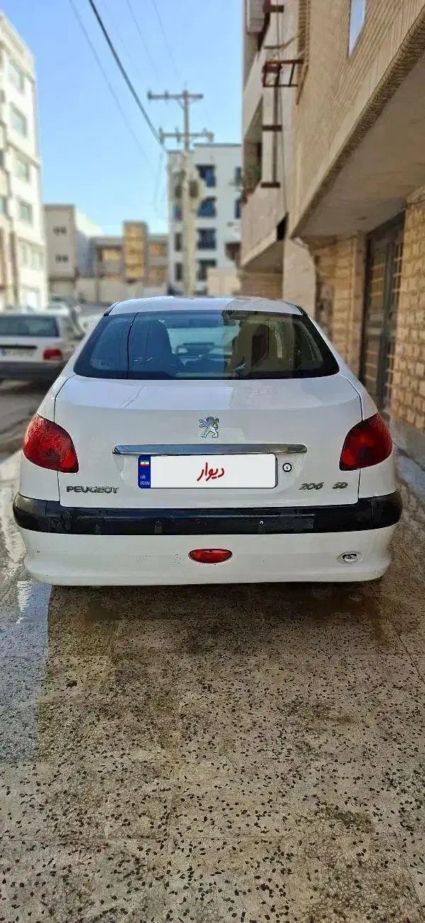 ۲۰۶ v8 ۱۳۹۸|خودرو سواری و وانت|بوشهر, |دیوار