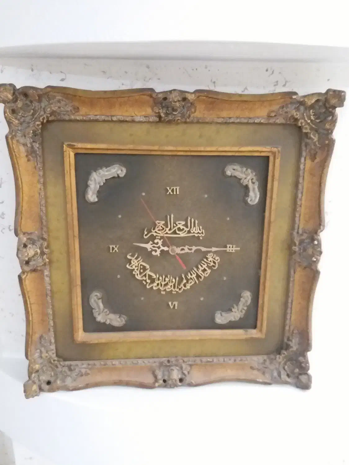 ساعت دیواری منبت|ساعت دیواری و تزئینی|کرج, گوهردشت|دیوار