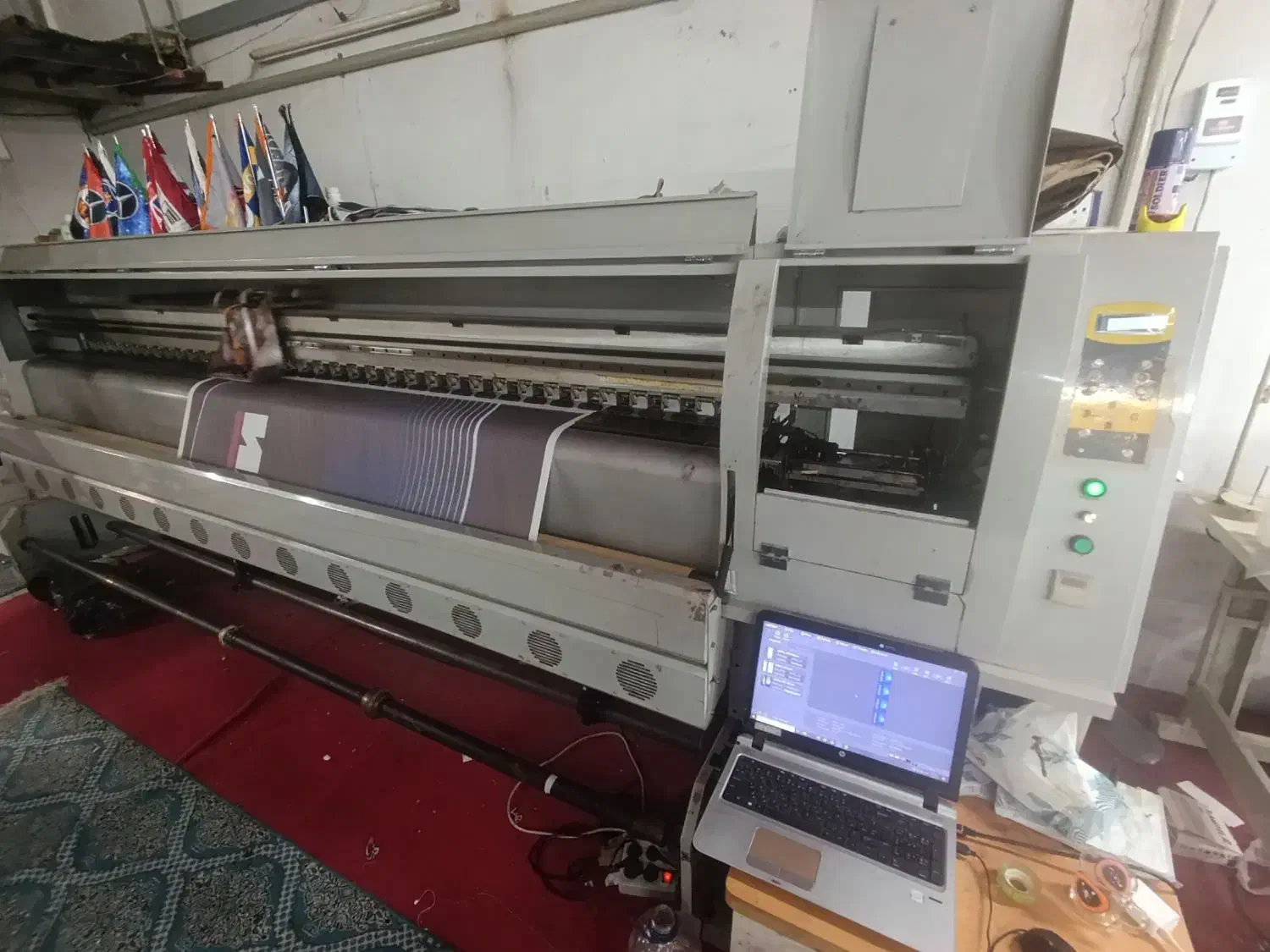 دستگاه چاپ پارچه و بنر عرض۳۲۰ با هد i3200|ماشینآلات صنعتی|قرچک, میرزائی شمالی|دیوار