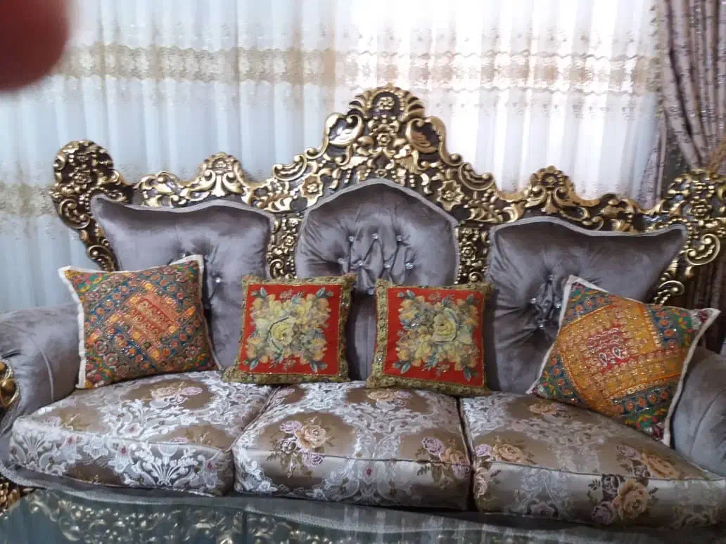 مبلمان ۹ نفره - فروش فوری|مبلمان خانگی و میز عسلی|شاهین دژ, |دیوار