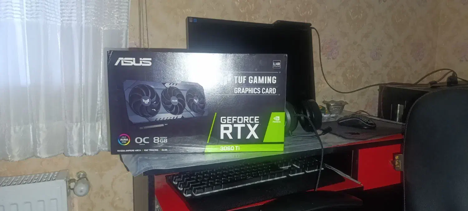 کارت گرافیک 3060ti Asus oc 8g edition ddr6|قطعات و لوازم جانبی رایانه|همدان, |دیوار