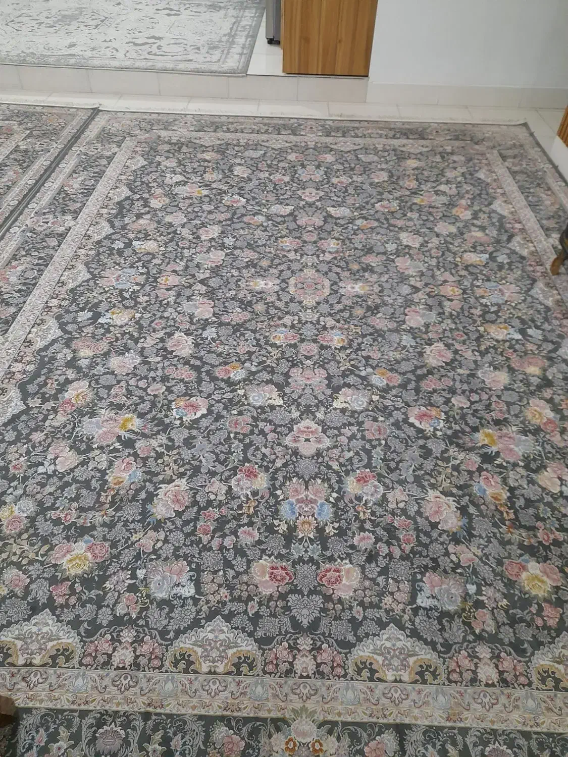 ۲ تخته فرش ۱۲ متری ۱۲۰۰ شانه|فرش|کرمانشاه, |دیوار