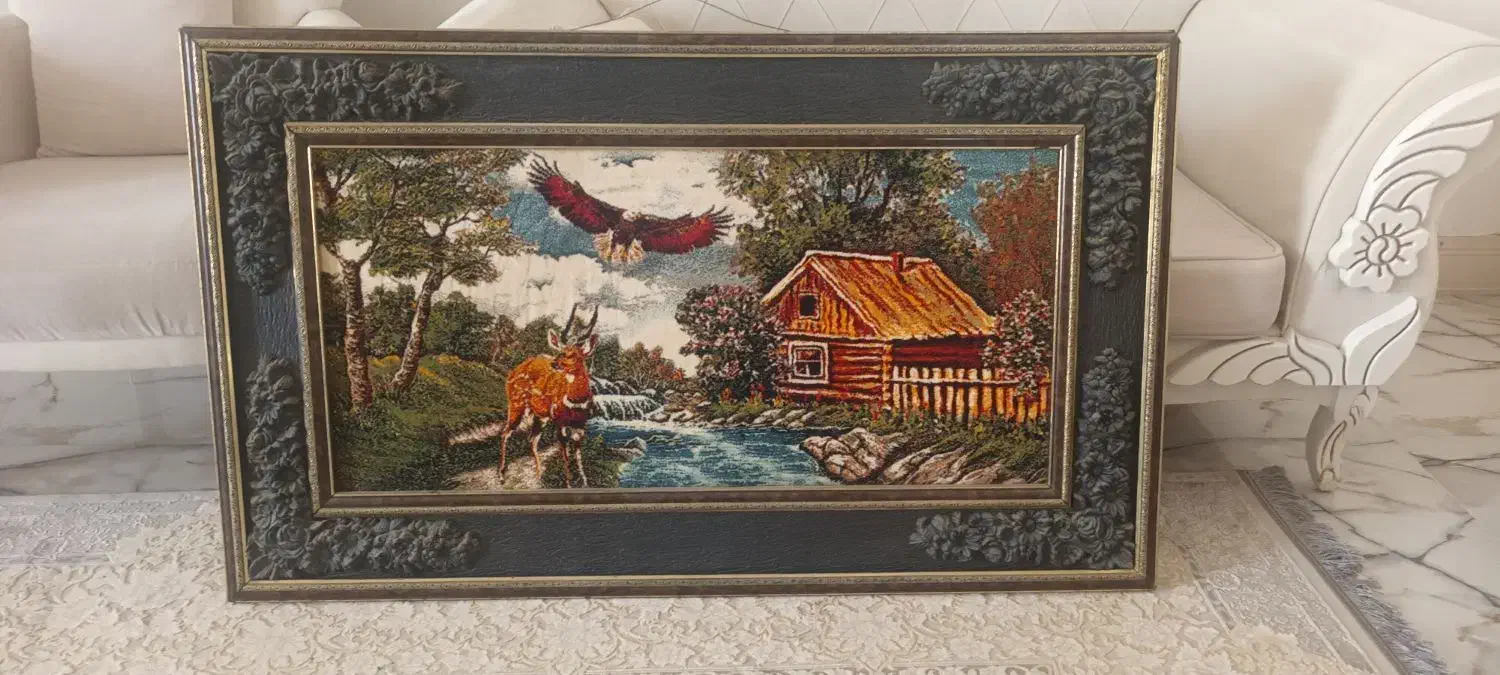 تابلو فرش ماشینی|تابلو فرش|کرمانشاه, |دیوار