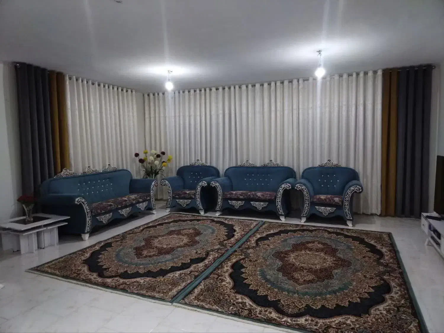 مبلمان به همراه میز جلومبلی|مبلمان خانگی و میز عسلی|محمدیه-قزوین, |دیوار