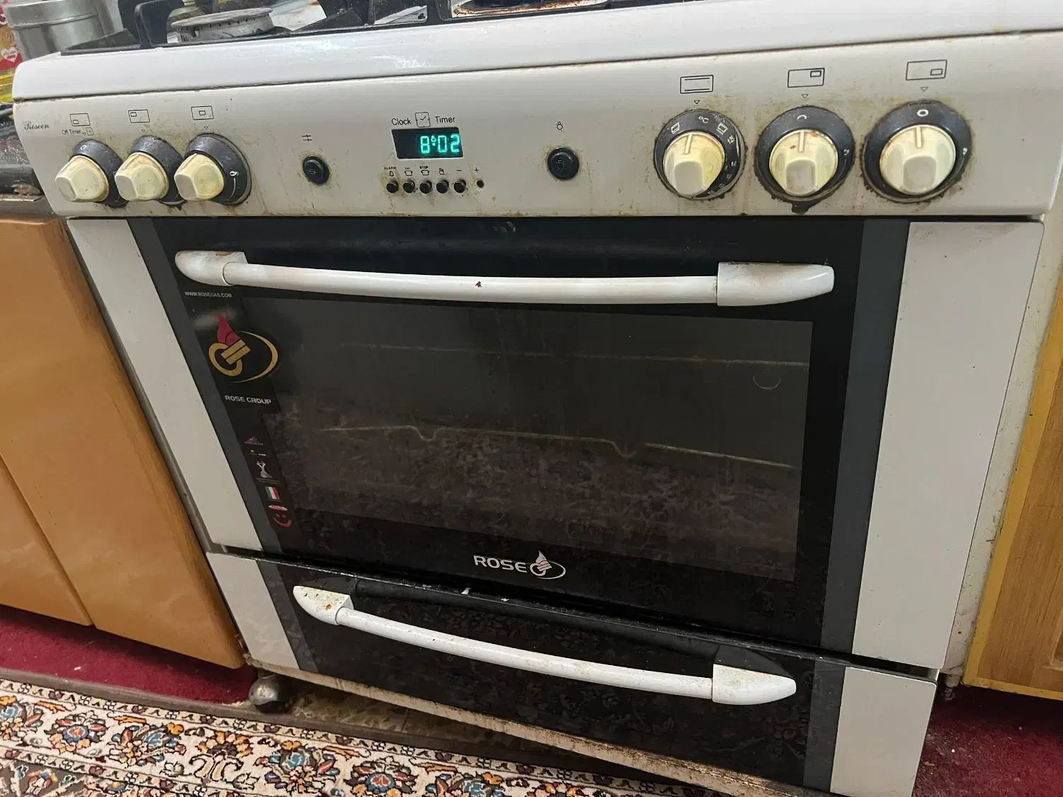 گاز فر،رز گاز،پنج شعله|اجاق گاز و لوازم برقی پختوپز|کرج, اصفهانیها|دیوار