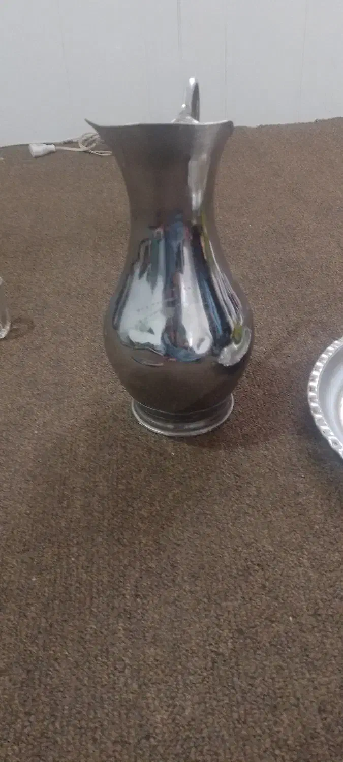 پارچ تمام برنج قدیمی|ظروف سرو و پذیرایی|ایلام, |دیوار