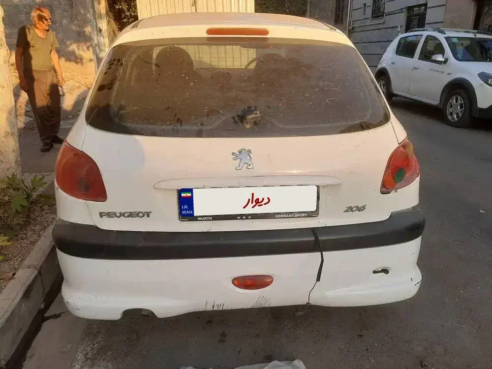 ۲۰۶ مدل ۸۱ تصادفی|خودرو سواری و وانت|تهران, مسعودیه|دیوار