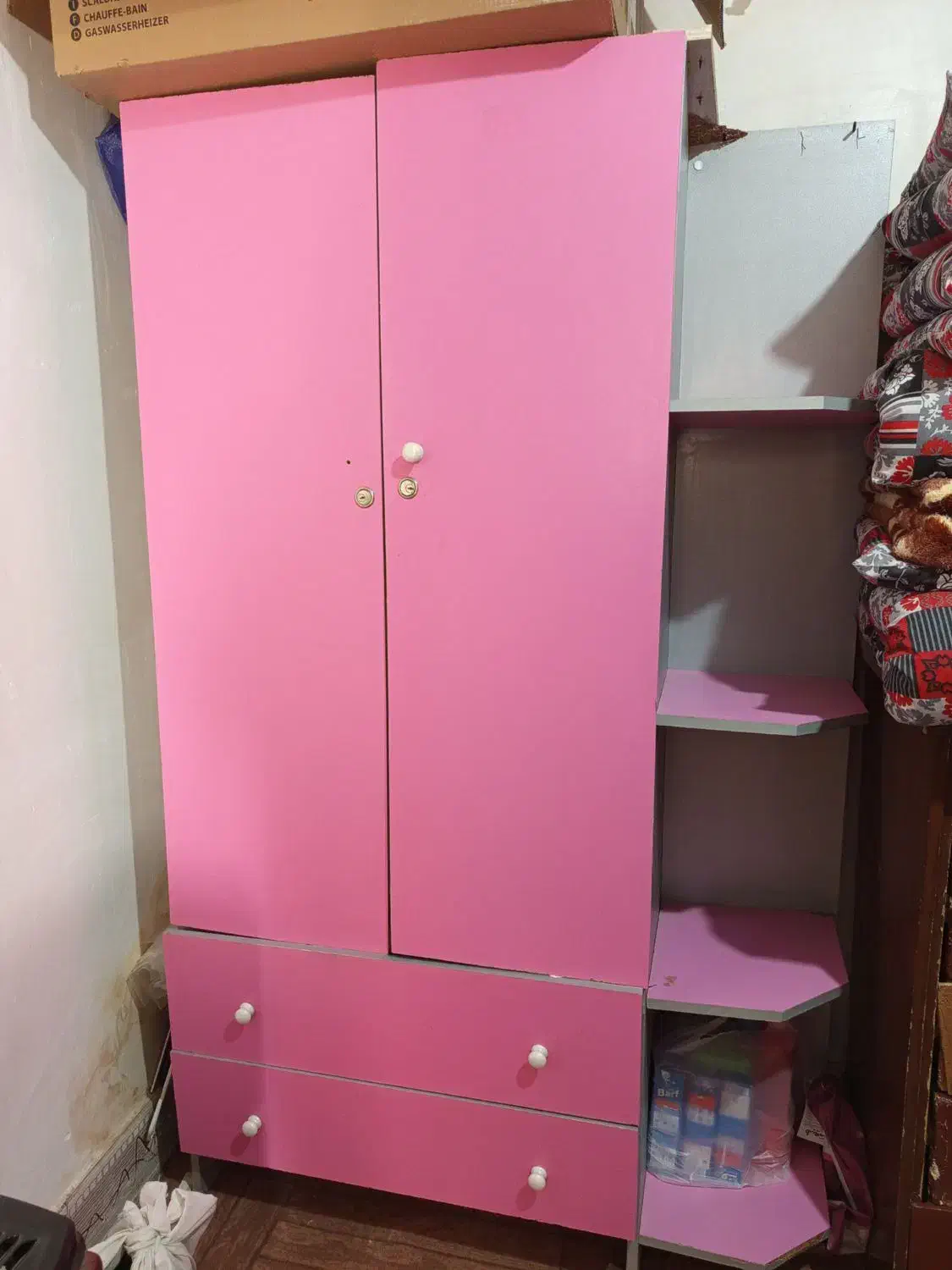 کمد لباس دخترانه|جاکفشی، کمد، دراور|تربت جام, میان جام|دیوار