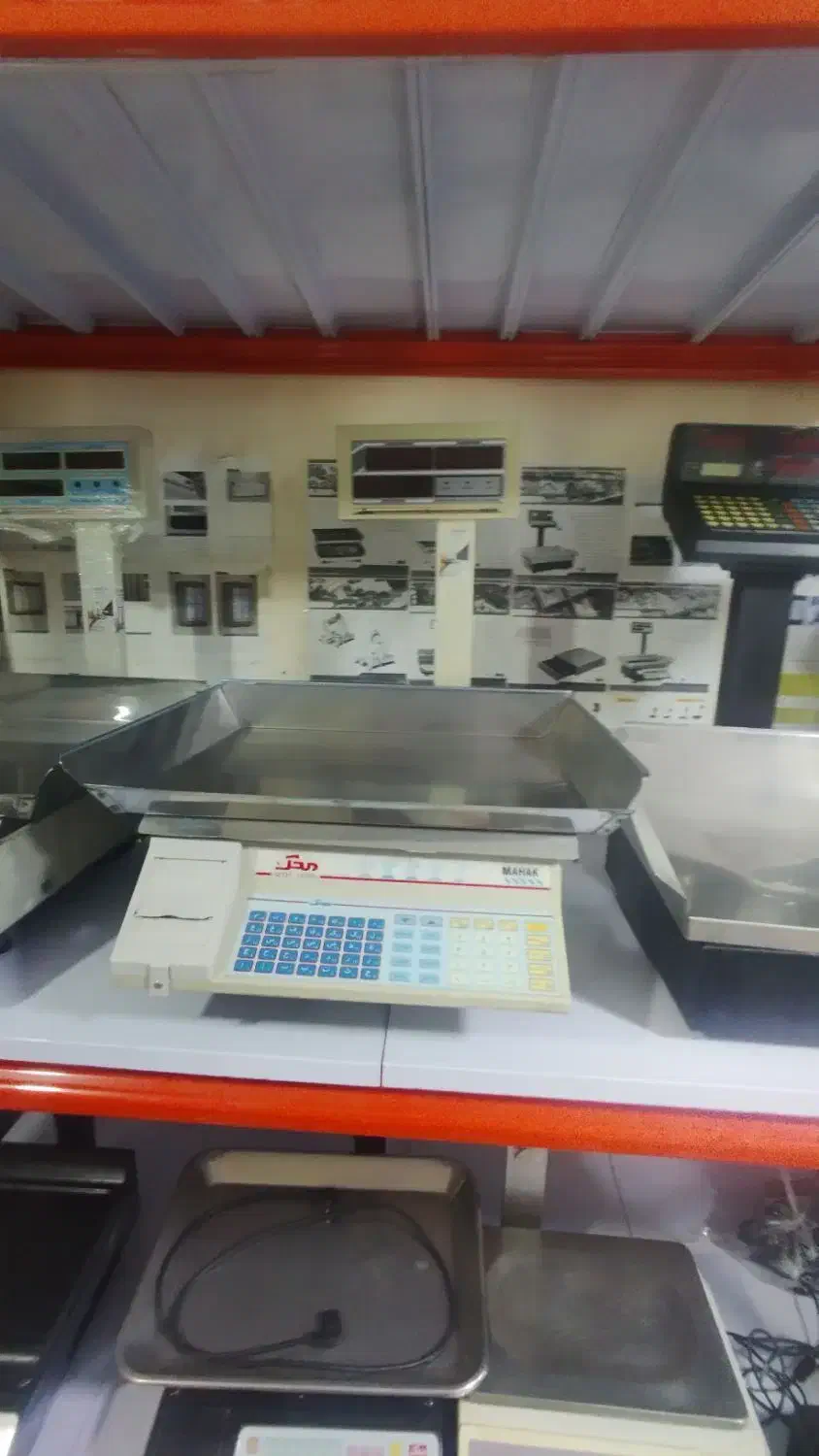 ۲ عدد ترازو محک ۱۴۰۰۰ap هفتاد کیلو پرینتر دار|فروشگاه و مغازه|اراک, |دیوار