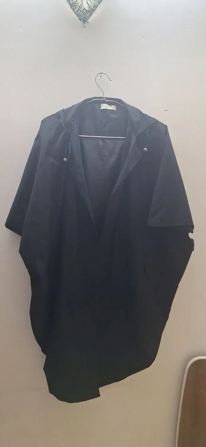 بارونی مشکی کلاه دار فری سایز|لباس|شیروان (خراسان), |دیوار