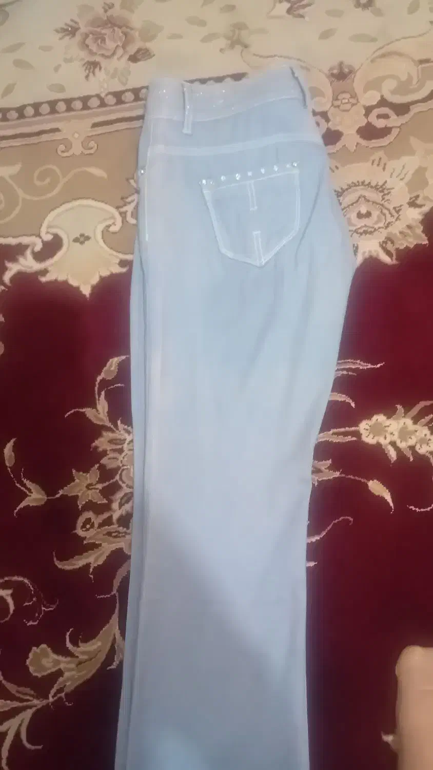 شلوار لی ابی سایز ۳۸|لباس|رودشت (اصفهان), |دیوار