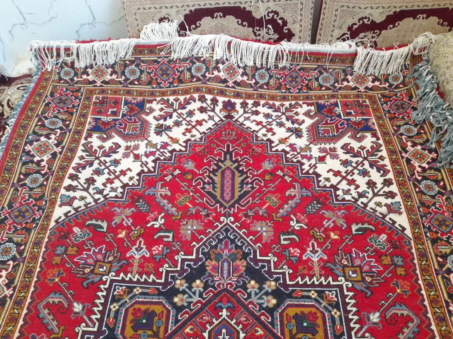 فرش دستبافت پشمی ۶ متری تبریز|فرش|قم, شهرک فاطمیه|دیوار