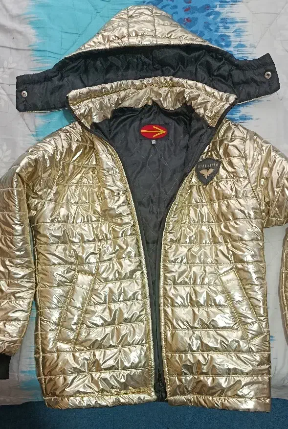 کاپشن طلایی دخترانه ضدآب|لباس|تهران, انبار نفت|دیوار