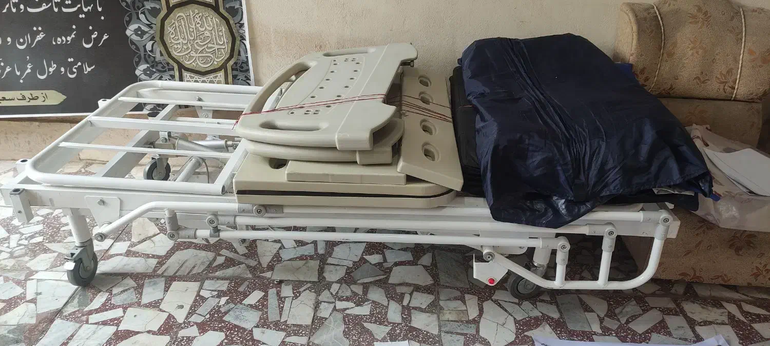 فروش تخت بیمار برقی با تغییر حالت و کنترلی|پزشکی|صومعهسرا, |دیوار