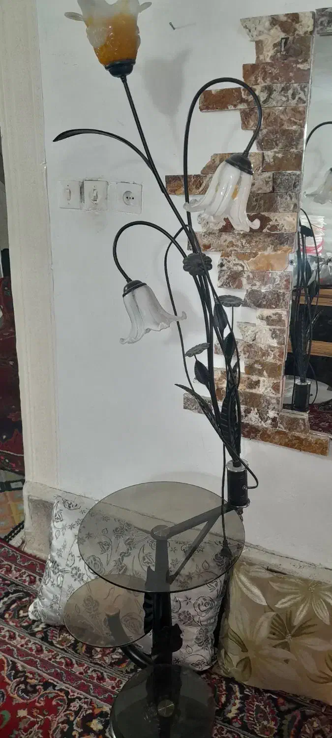 میز تلفن چراغ دار|میز تلفن|بناب, |دیوار