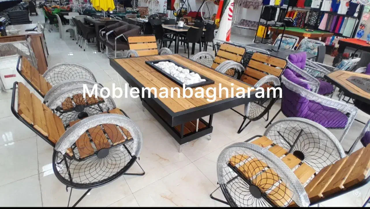 صندلی چوبی واتشدان|صندلی و نیمکت|محمدشهر, محمدشهر|دیوار