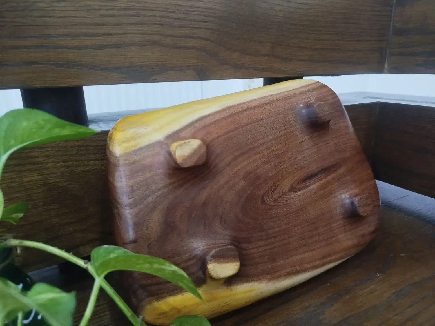 میوه خوری چوبی روستیک|صنایع دستی و سایر لوازم تزئینی|صباشهر, |دیوار