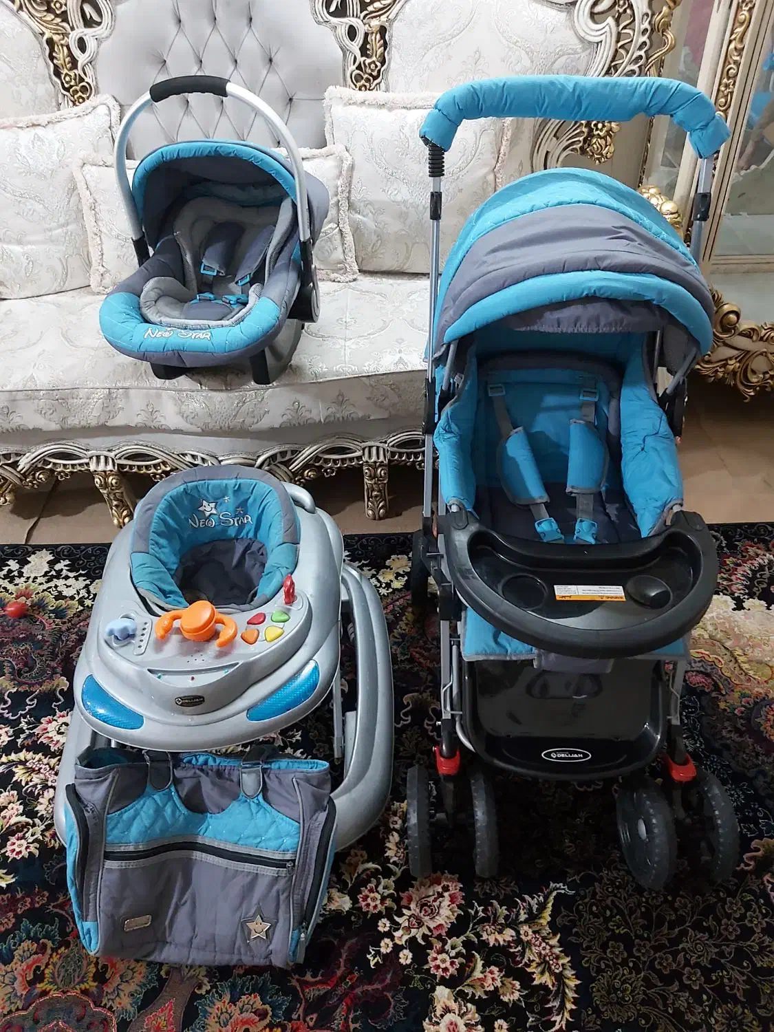 سرویس کالسکه مارک دلیجان مدل نیواستار|کالسکه و لوازم جانبی|گلستان (تهران), |دیوار