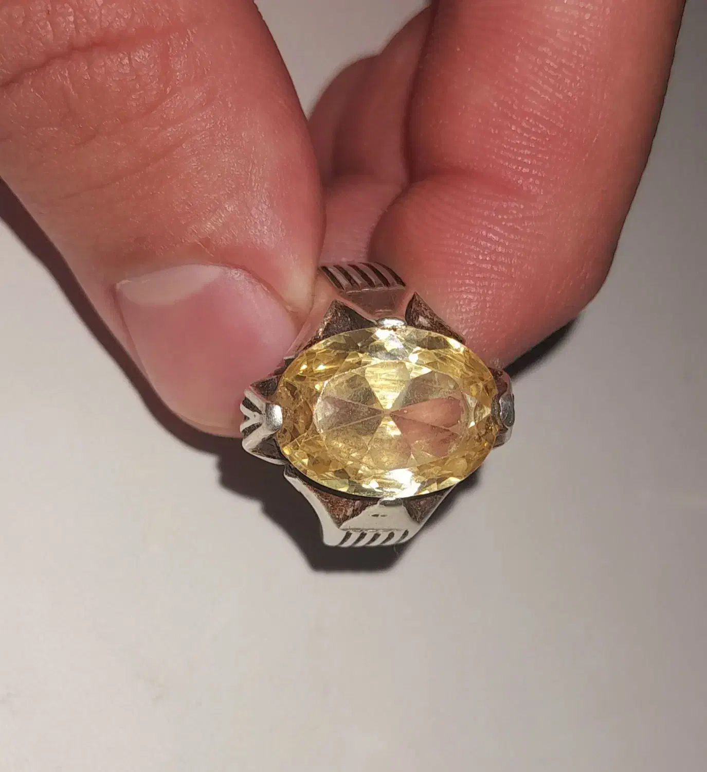 انگشتر نقره|جواهرات|خوی, |دیوار