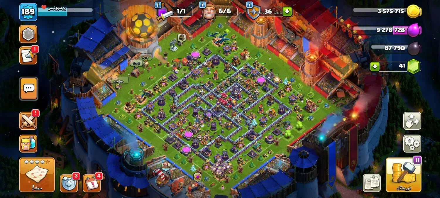 اکانت کلش آف کلنز|کنسول، بازی ویدئویی و آنلاین|مشهد, عسگریه|دیوار