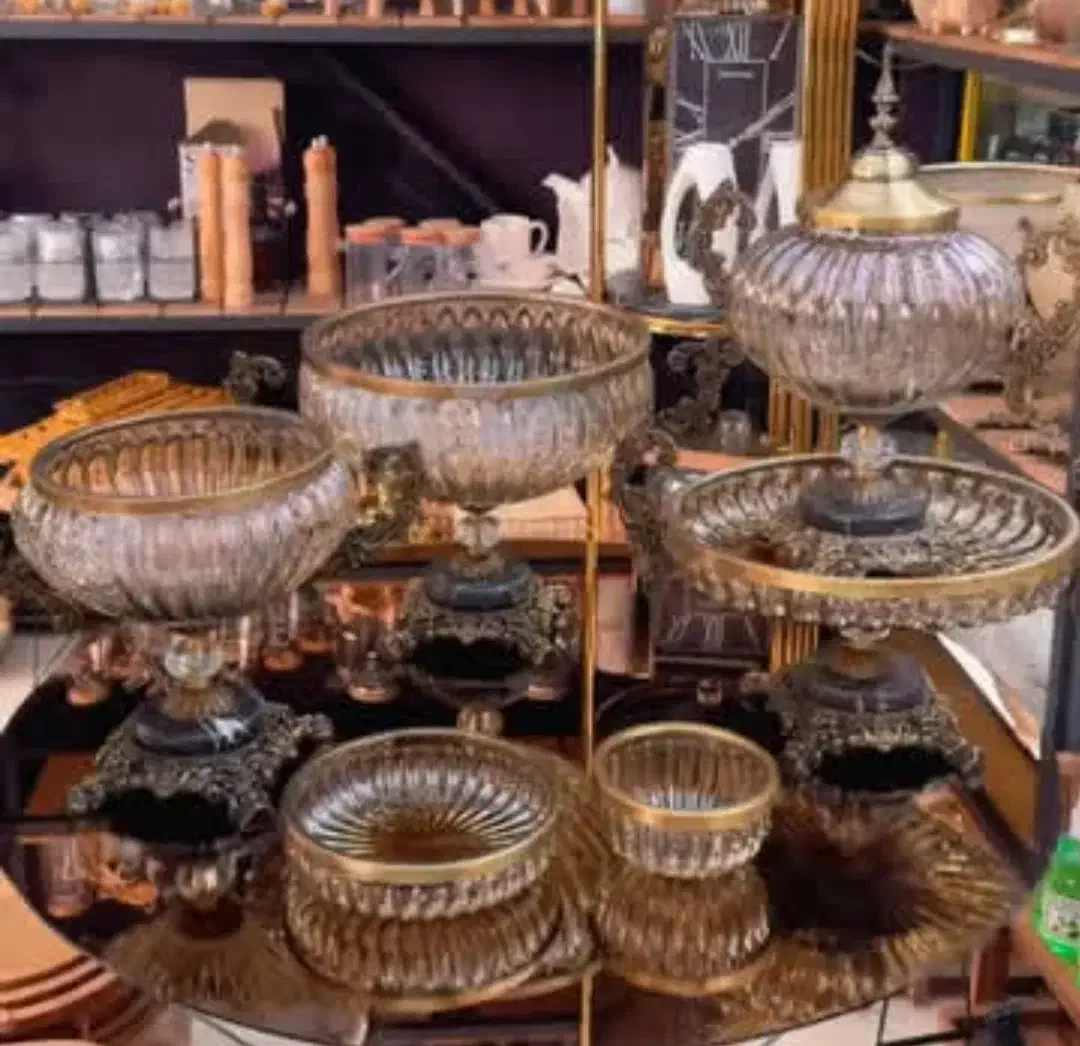 سرویس چای خوری رنگ شامپاینی|ظروف سرو و پذیرایی|سراوان, |دیوار