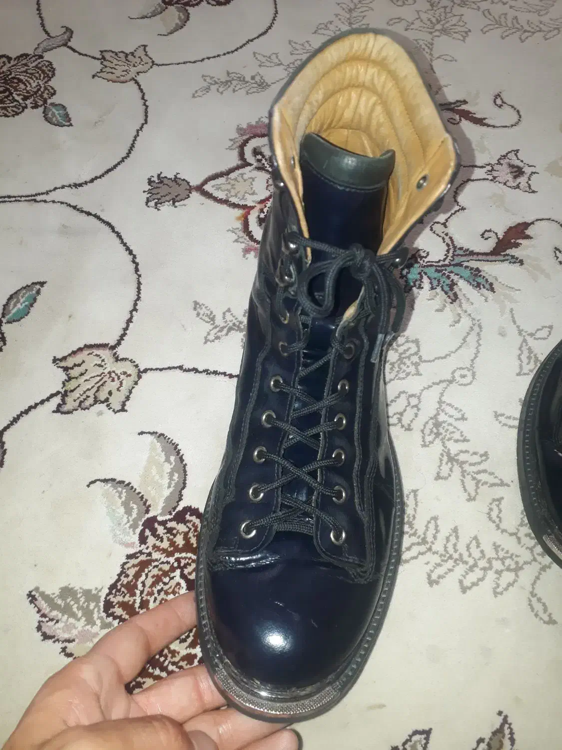 پوتین اورجینال سرمه ای نفتی  ش ۴۲|کیف، کفش، کمربند|کرمانشاه, |دیوار