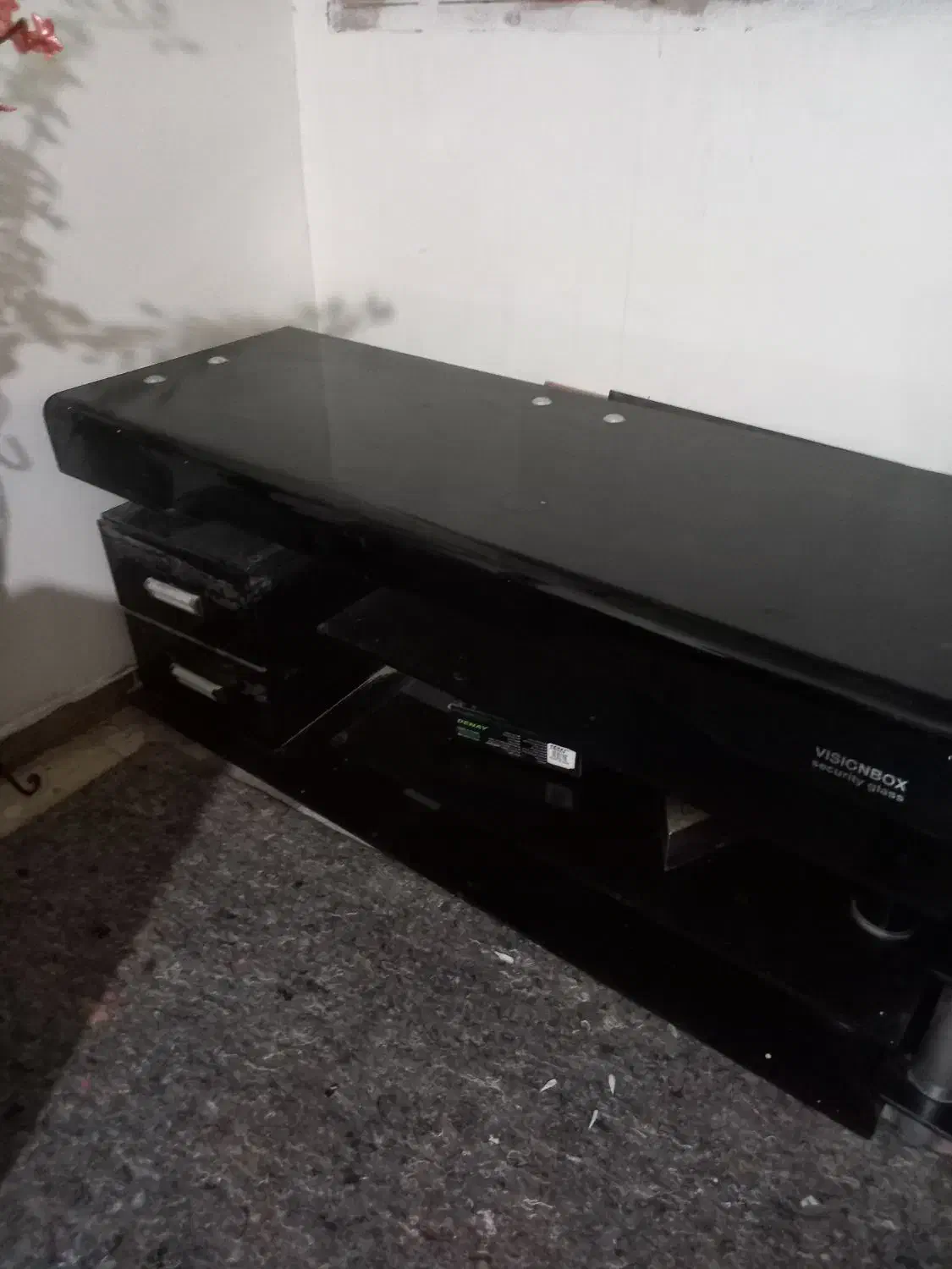 ۳عددمیز تلویزیون شیشه میرال شیک امروزی،تک یا یکجا|میز تلویزیون|صفادشت, |دیوار