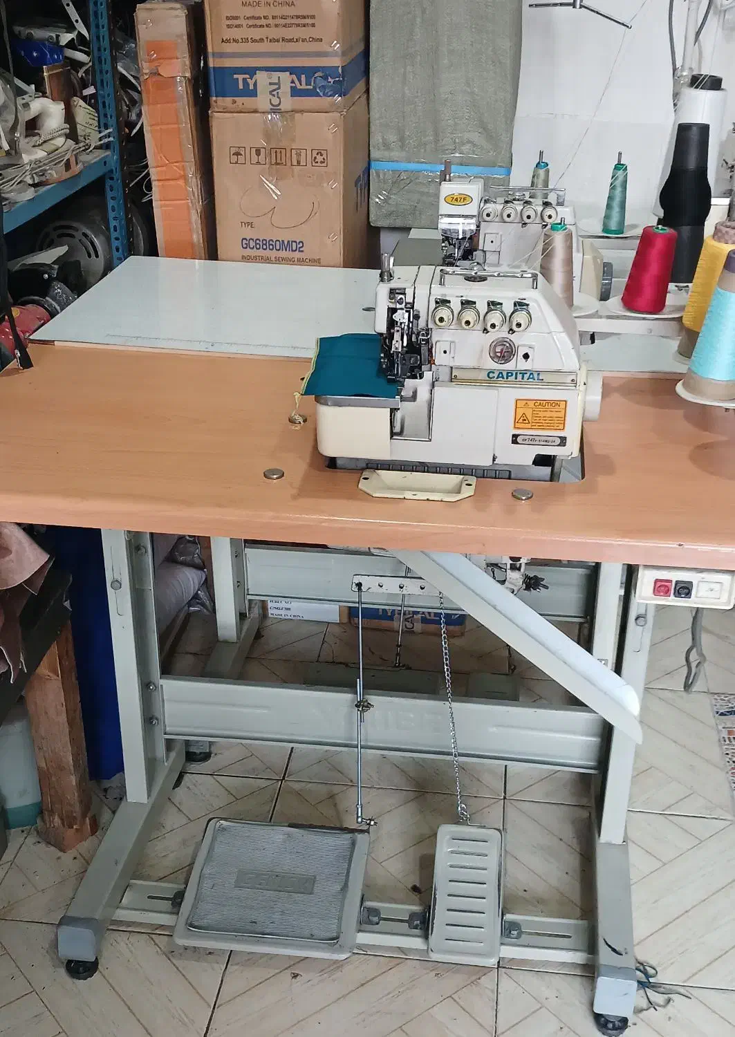 چرخ خیاطی زگزال ۴نخ (کاپیتال)|چرخ خیاطی و ریسندگی|اردبیل, |دیوار