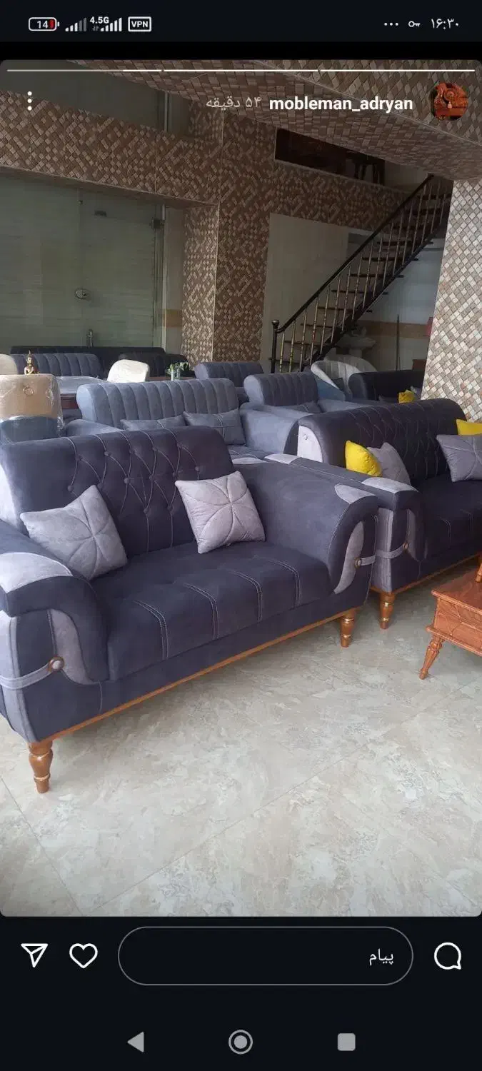 مبلمانناز|مبلمان خانگی و میز عسلی|آق قلا, |دیوار