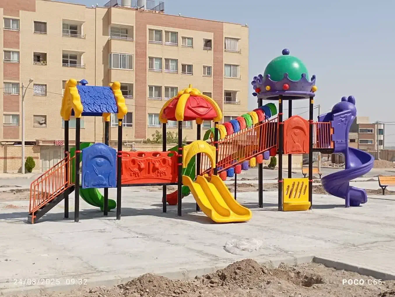 مجموعه بازی پلی اتیلن کد۳۴۰تاب سرسره چمن|اسباب‌‌بازی|رودبار (کرمان), |دیوار
