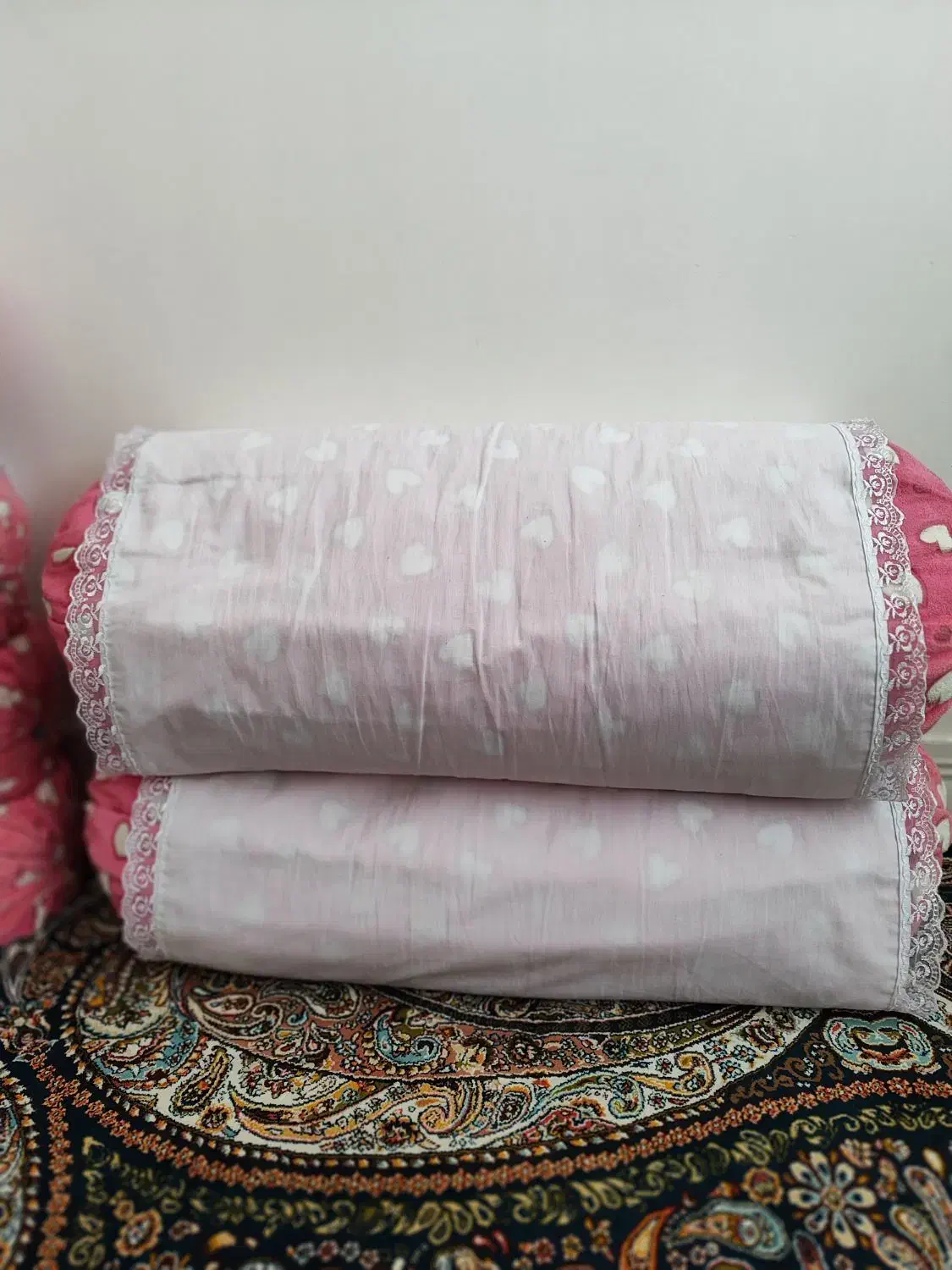 ۱۲عدد بالشت لوله ای|رختخواب، بالش، پتو|بروجرد, |دیوار