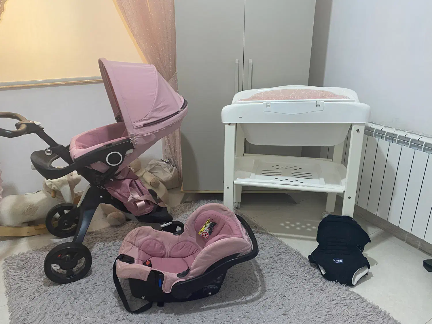 کالسکه،کریر،آغوشی،وان ایستاده حموم|کالسکه و لوازم جانبی|رشت, رشتیان|دیوار