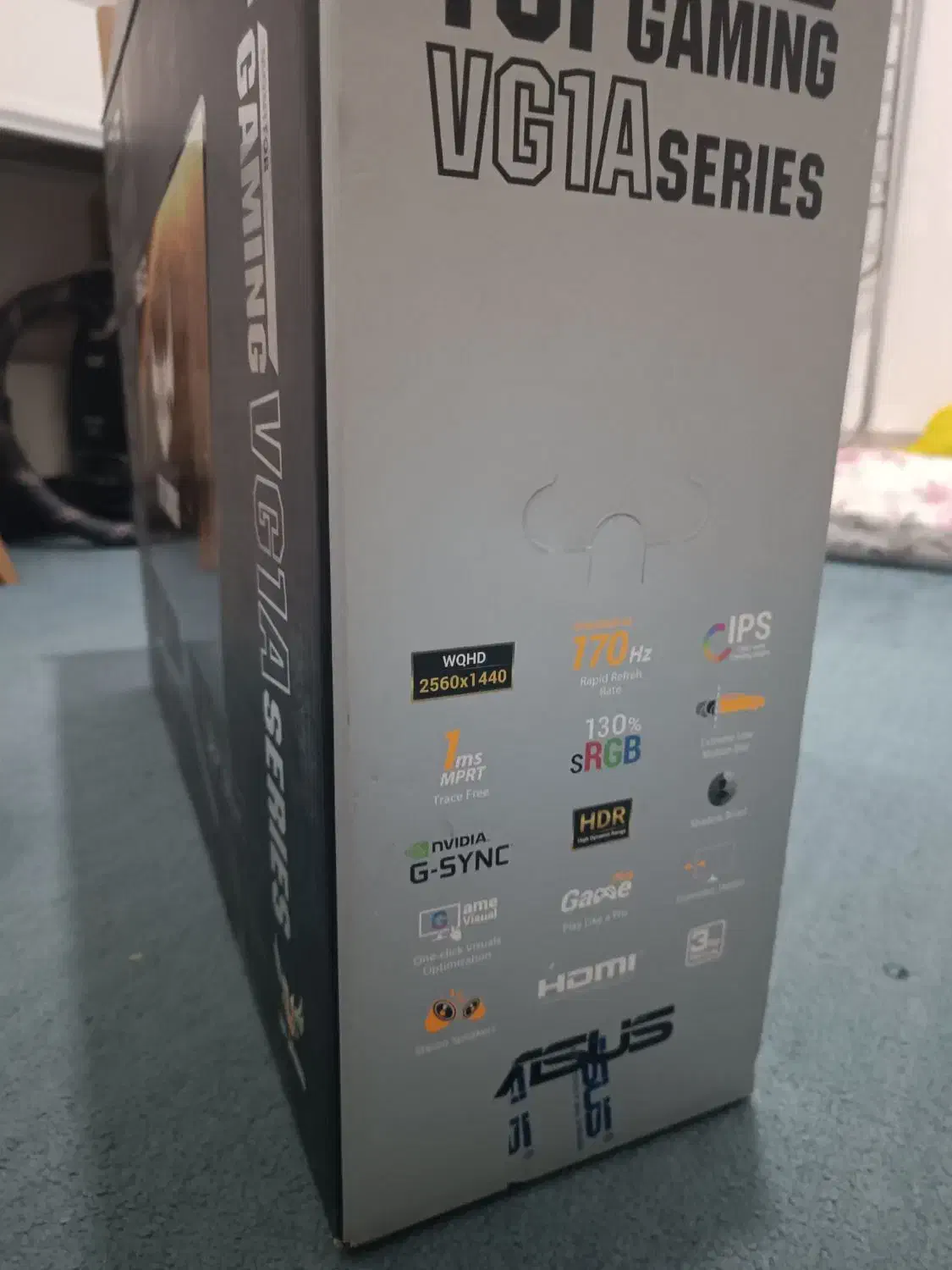 مانیتور ایسوس vg27aq1a|قطعات و لوازم جانبی رایانه|قم, وادی السلام|دیوار