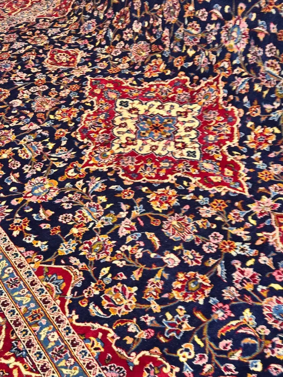 ۱۲ متری دستباف کاشان پشم اعلا ریزبافت آنتیک|فرش|تهران, جهاد|دیوار