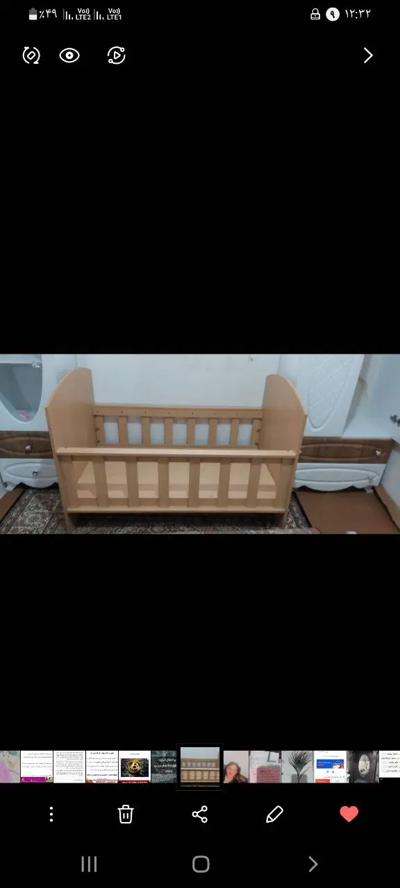 تخت کودک|تخت و صندلی بچه|اسلام‌شهر, مطهری|دیوار