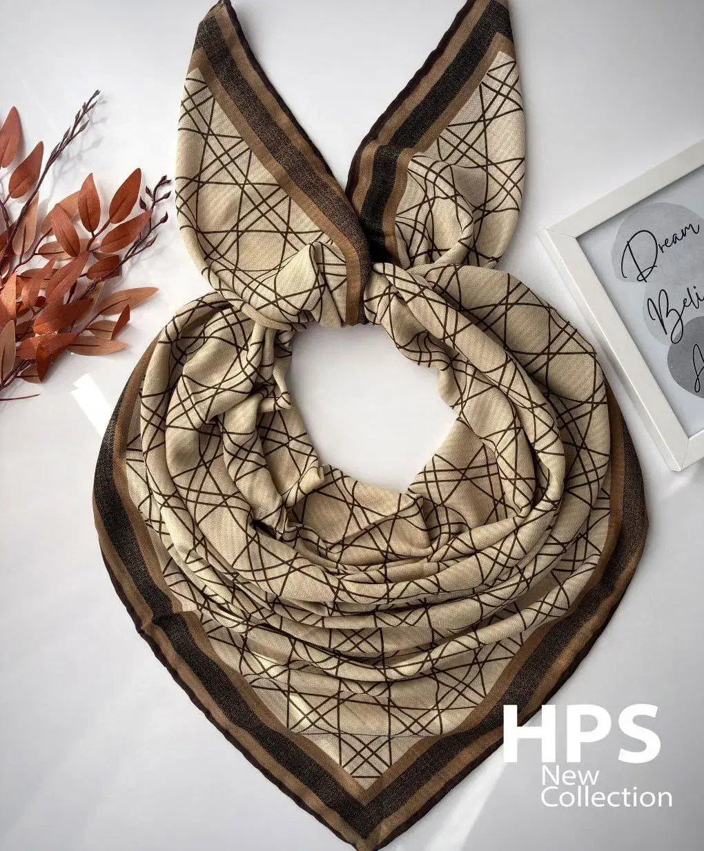 روسری طرح دیور خطی|لباس|آبدانان, |دیوار