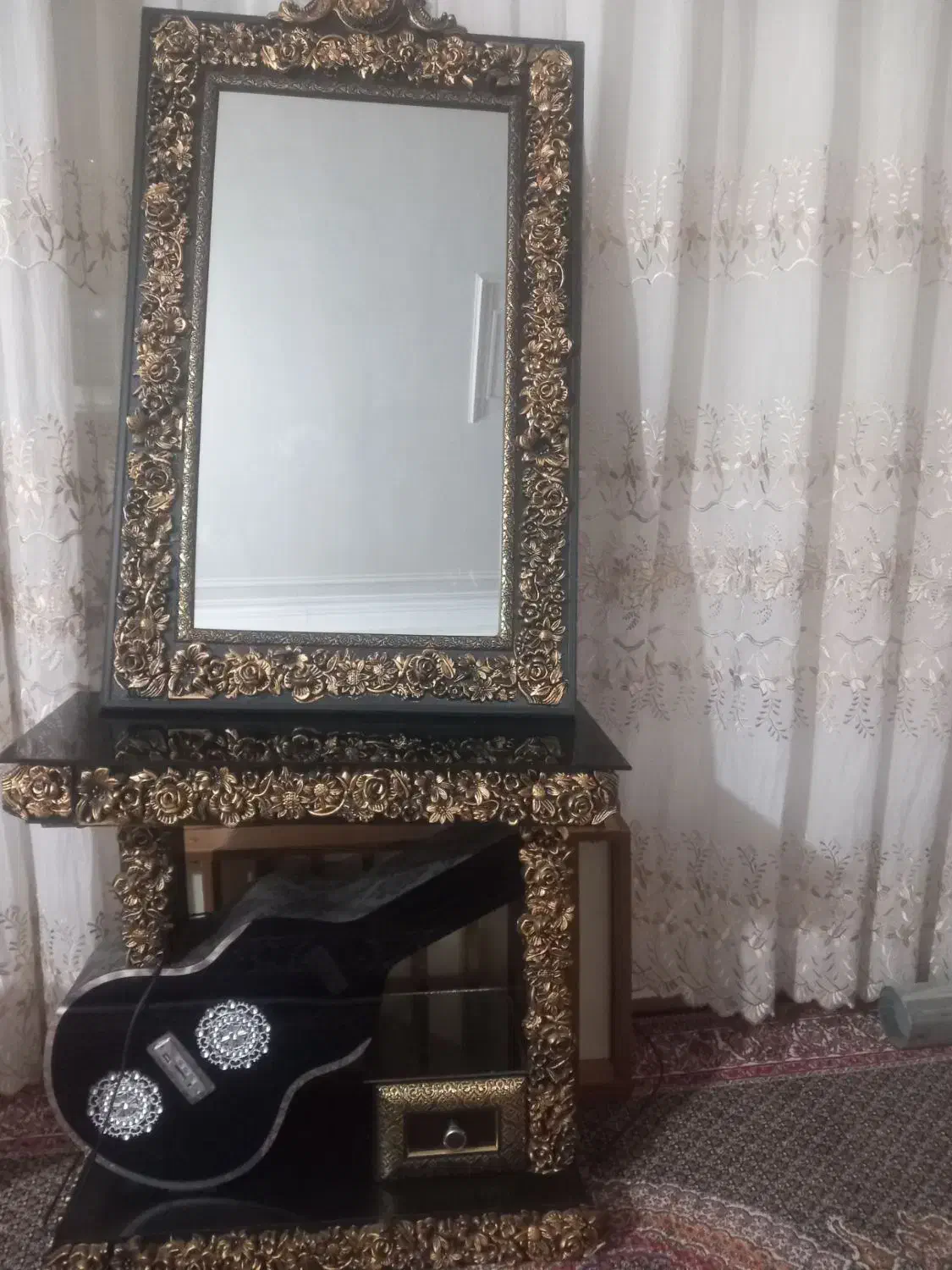 ساعت و آینه شمعدان|ساعت دیواری و تزئینی|اردبیل, |دیوار