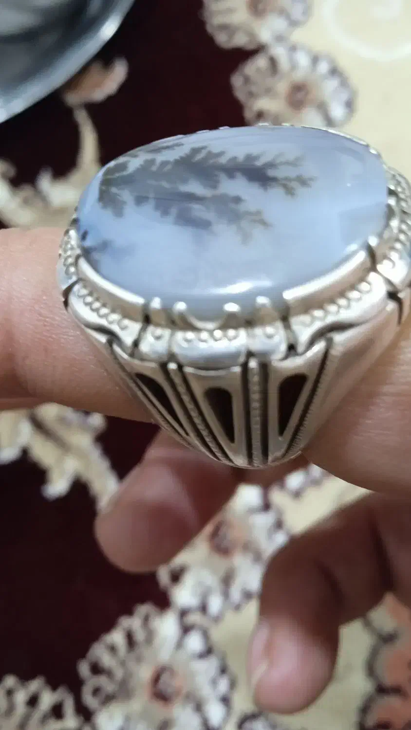 انگشتر نقره شجر|جواهرات|سنندج, |دیوار