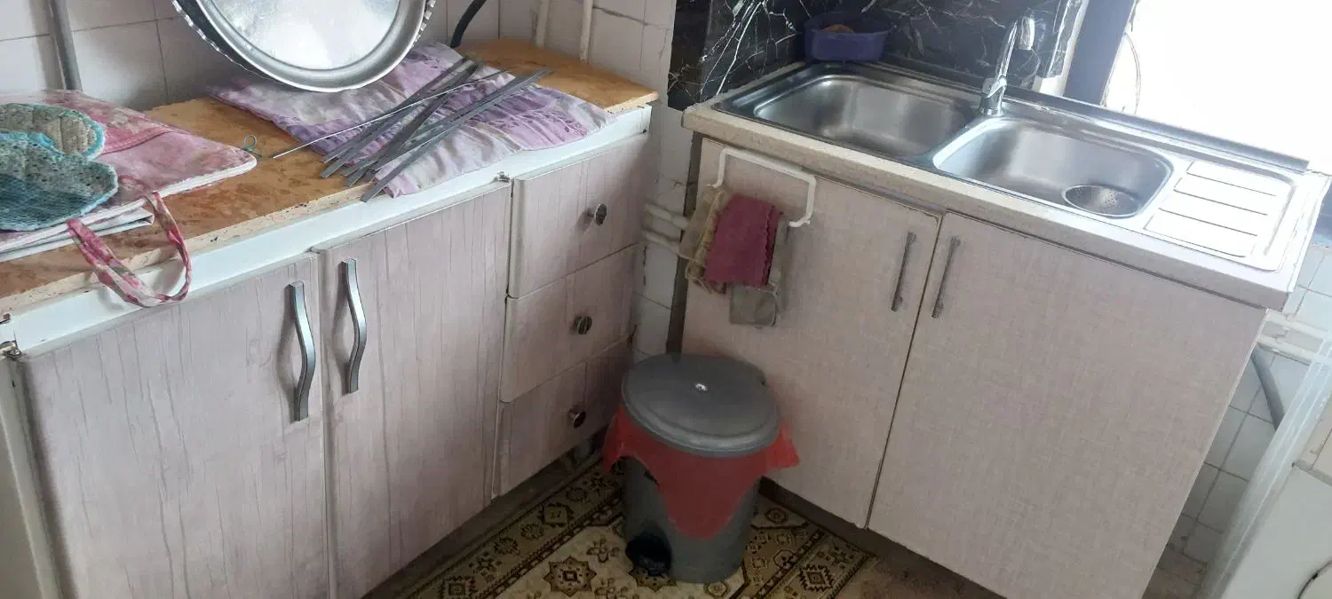 کابینت فلزی  درحد نو|آب‌چکان و نظم‌دهنده ظروف|زنجان, |دیوار