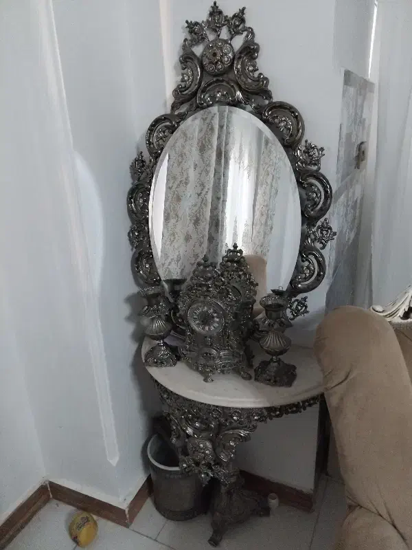 آینه شمدان سالم|آینه|فومن, |دیوار