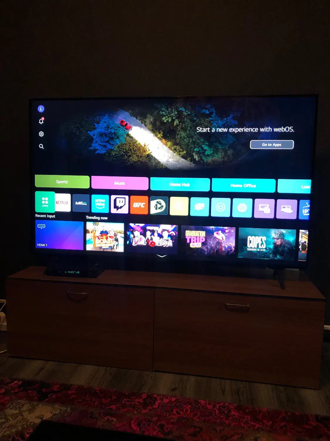 تلویزیون ۶۵ ال جی UT8006|تلویزیون و پروژکتور|کیش, |دیوار