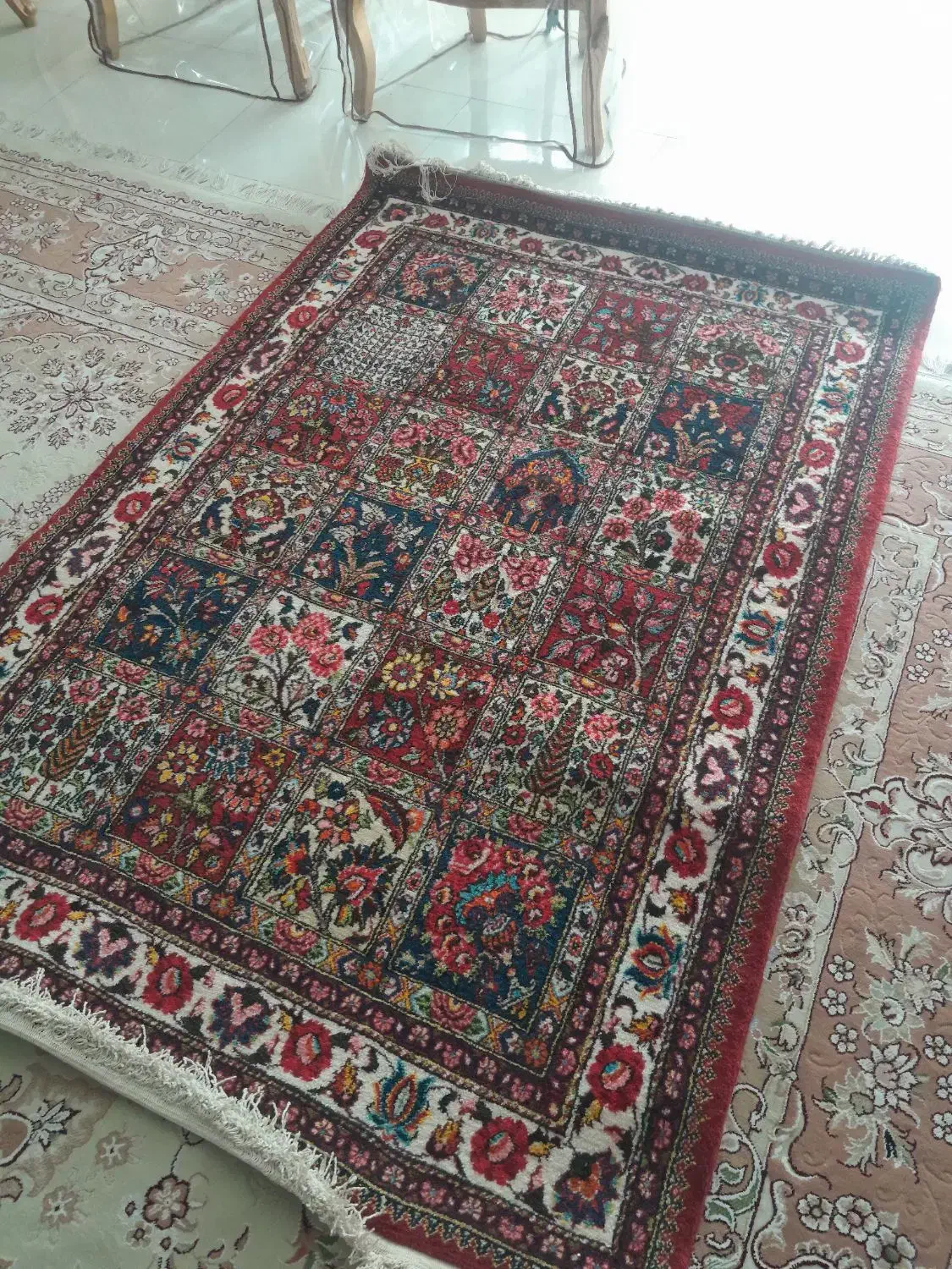 فرش دستباف چالشتری|فرش|اصفهان, الهیه|دیوار