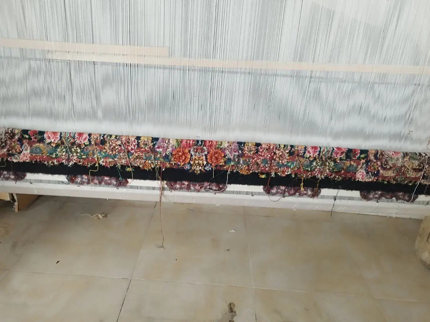 فرش نیمه کاره شش متر سالاری رج 50|فرش|تبریز, |دیوار