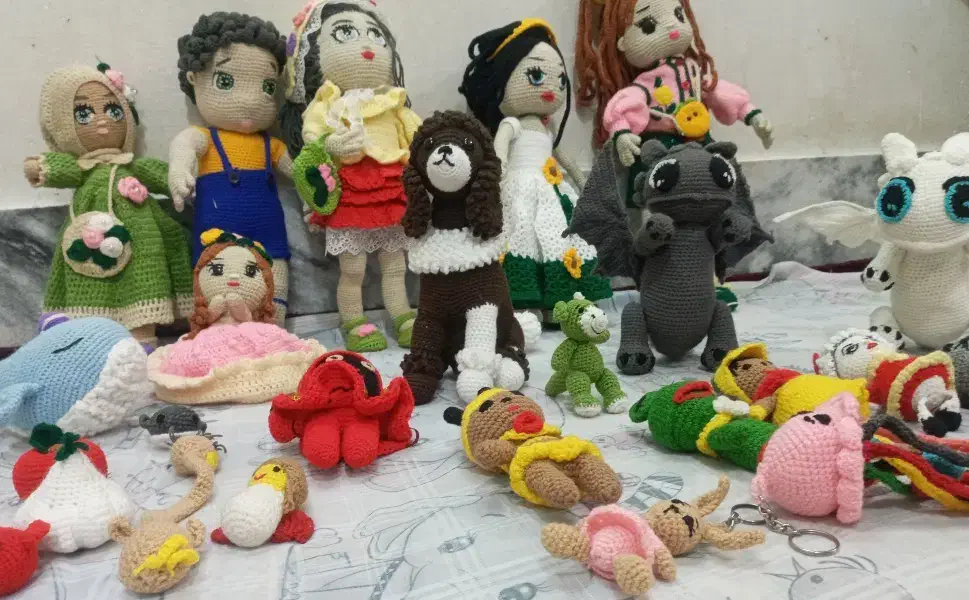 عروسک بافتنی|اسباب‌‌بازی|مشهد, ایثار|دیوار